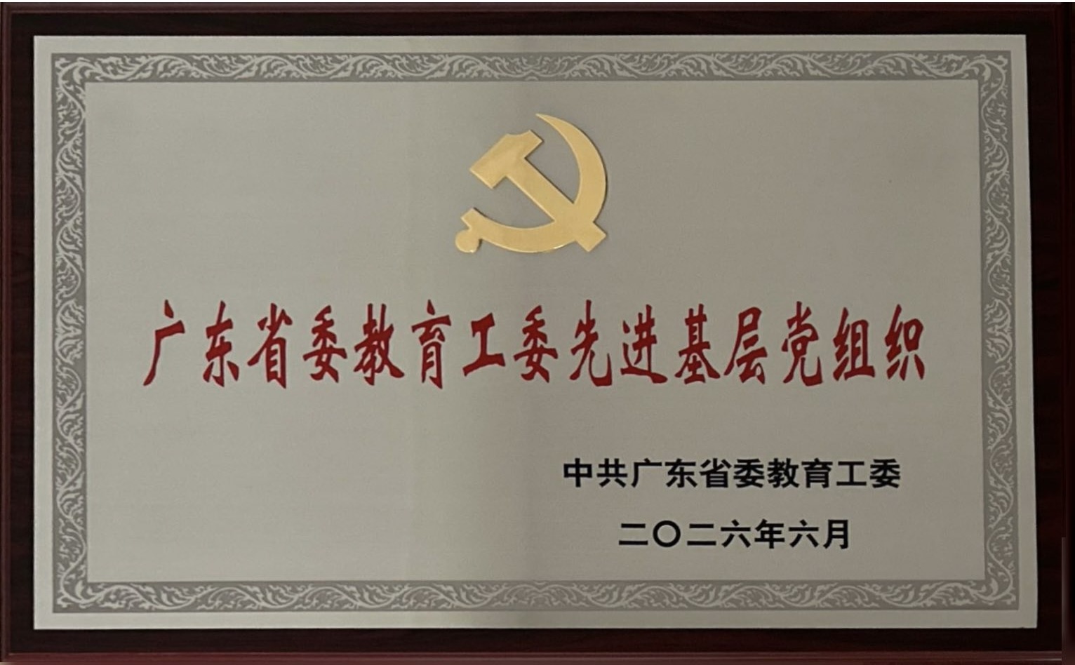 广东省委教育工委先进基层党组织